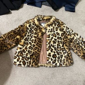 Cotton On Fur Cheetah Crop Jaacket